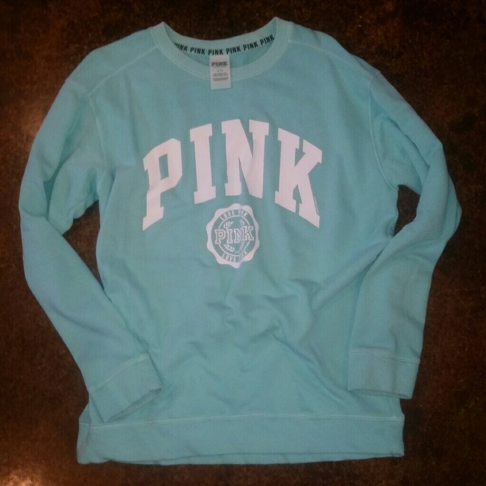 VS PINK sweatshirt pullover mint small